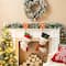 Glitzhome® 20.5" Santa & Snowman Hooked Stocking Set